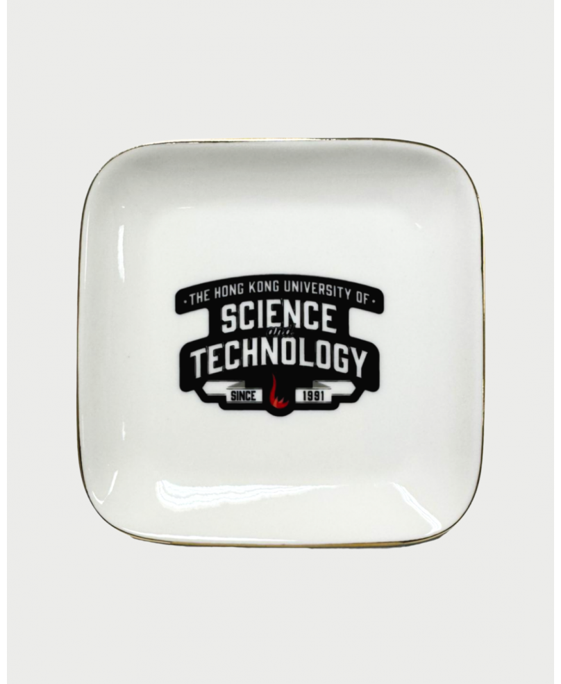 HKUST New Typography Ceramic Plate